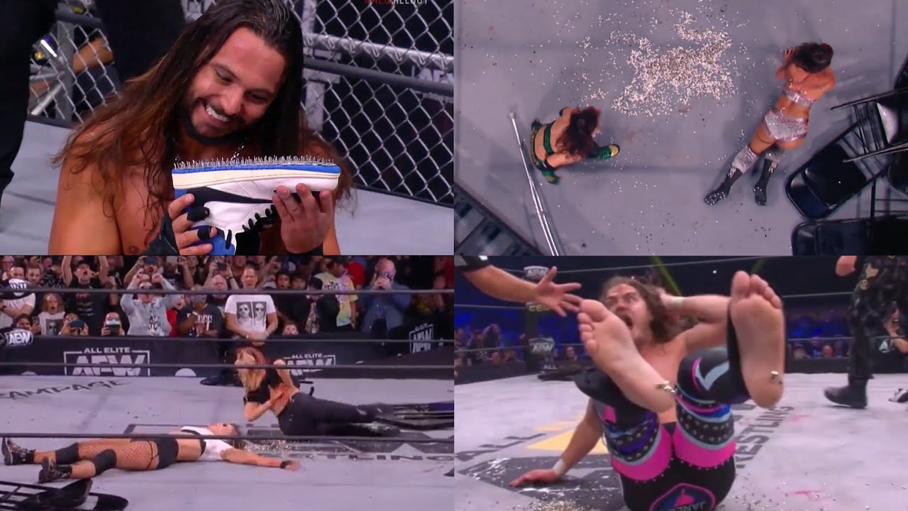AEW Thumbtacks compilation YouTube