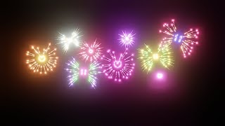 A to G Shapes of fireworks with Blender.(Shape F):Particle system settings #6