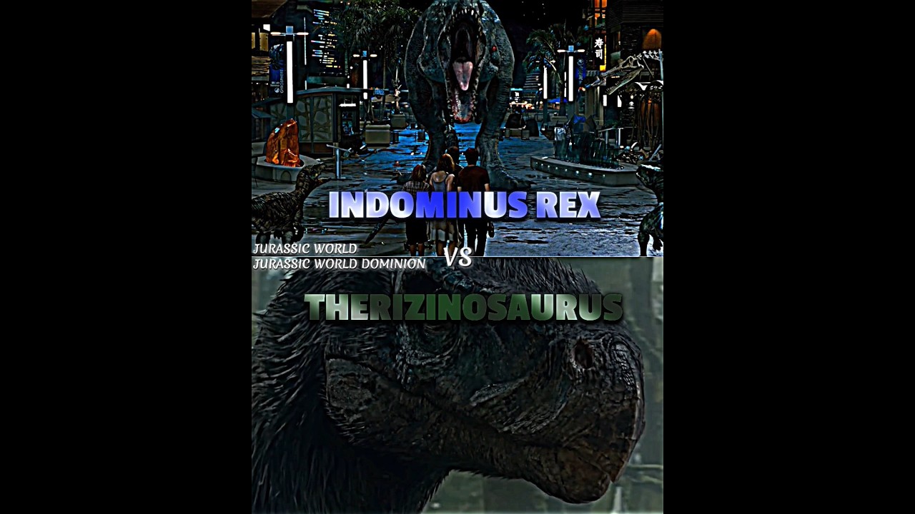 Indominus Rex vs Therizinosaurus