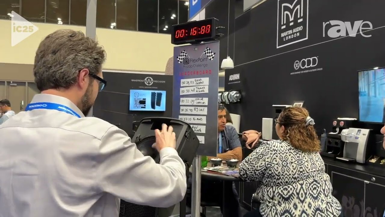 InfoComm 2025: Martin Audio Demos FlexPoint Pit-Stop Challenge