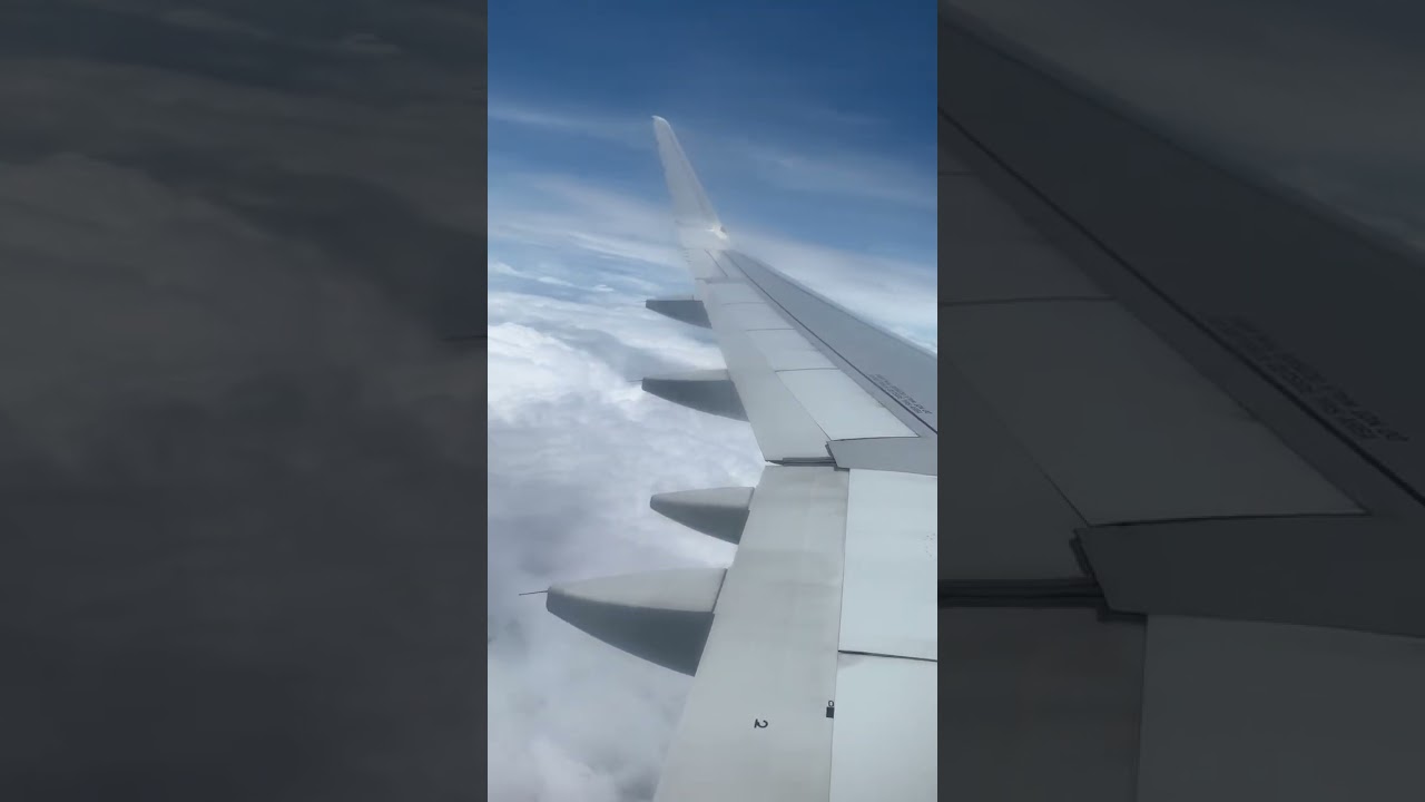 Amazing cloud patterns seen in airplane 