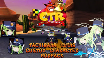 CTR Crash Team Racing: Tachibana Twins (Blue Archive) Custom Character Modpack