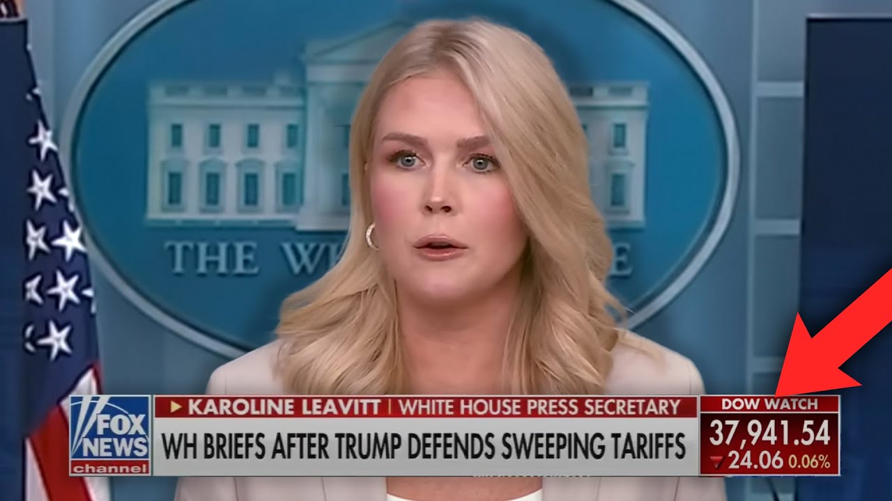 Press Sec. TANKS Stock Market in Real Time Just by Talking About It