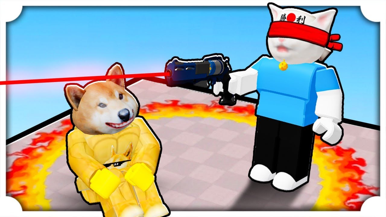 SPARO ALLA CIECA PER UCCIDERE POGGO SU ROBLOX!