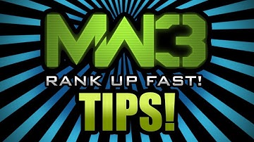 MW3 - How to Rank Up VERY FAST!
