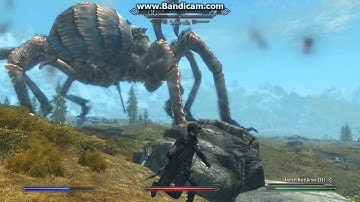 Modding Skyrim for fun part 6 - The attack of Spiderzilla!!!