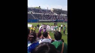 20130506 横浜FC　ｖｓ　アビスパ福岡　ニッパツ三ツ沢球技場　試合終了後　アビスパ側ゴール裏