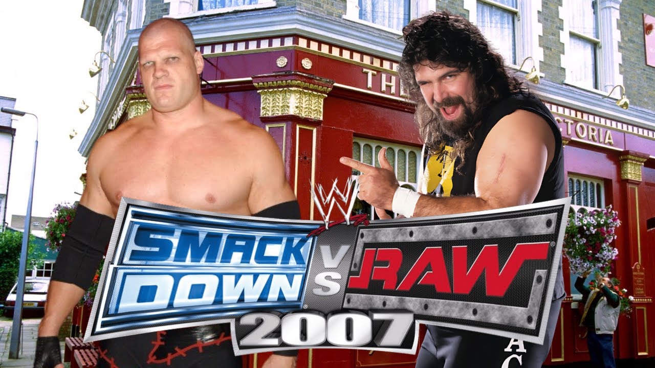 WWE SmackDown vs. Raw 2007 - Kane Season Mode - Rescue the Princess - Kane vs. Cactus Jack