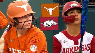 #7 Arkansas vs #5 Texas Women's College Softball Highlights Full Game 2026 screenshot 4
