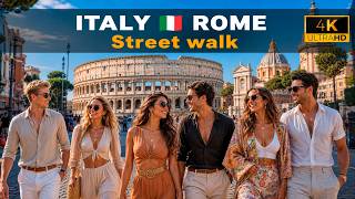 Walk Through ROME 🇮🇹 Like You're There 🚶‍♂️ | 25 Min 4K Street Walk 🎧