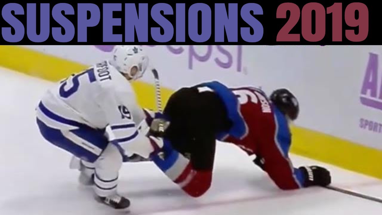 nhl suspensions by team