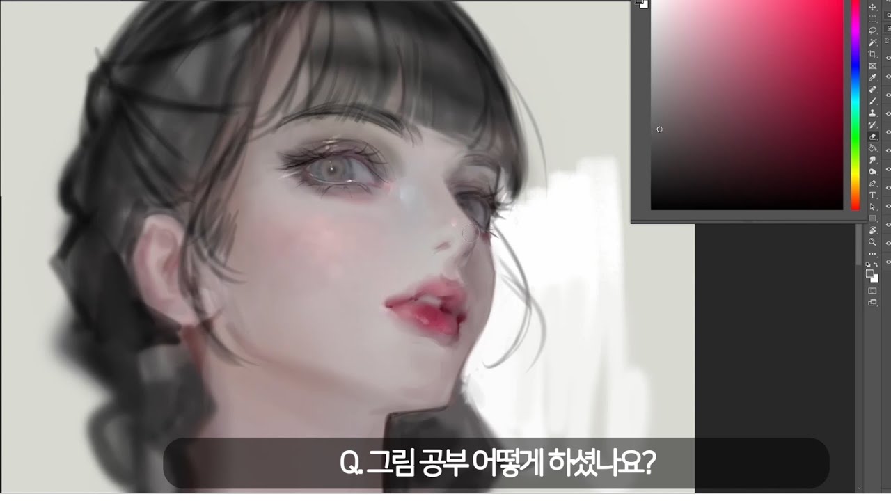 [speed painting] Q&A 그림 팁(+tmi)