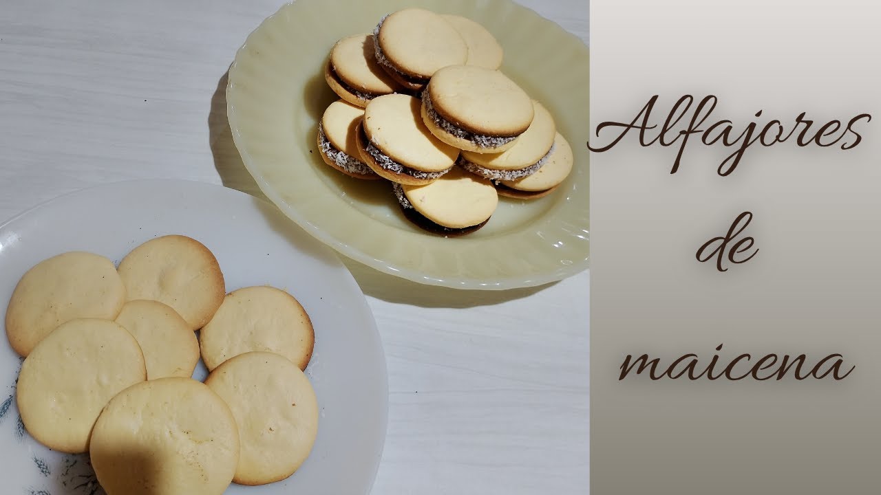 Tapas para alfajores de maicena
