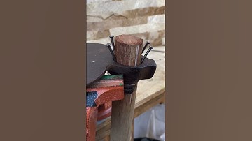 attaching the hoe handle #shorts