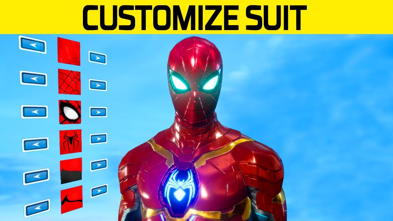 create your own spider man suit deisgn or spider sona