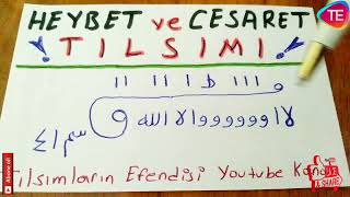 Heybet ve Cesaret Tılsımı 📿🔑🔓 Resimi