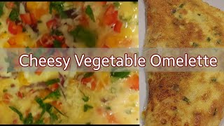 How To Make Cheese And Vegetables Omelette Rhea Ping