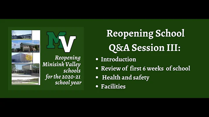 Reopening School Q&A Session 3