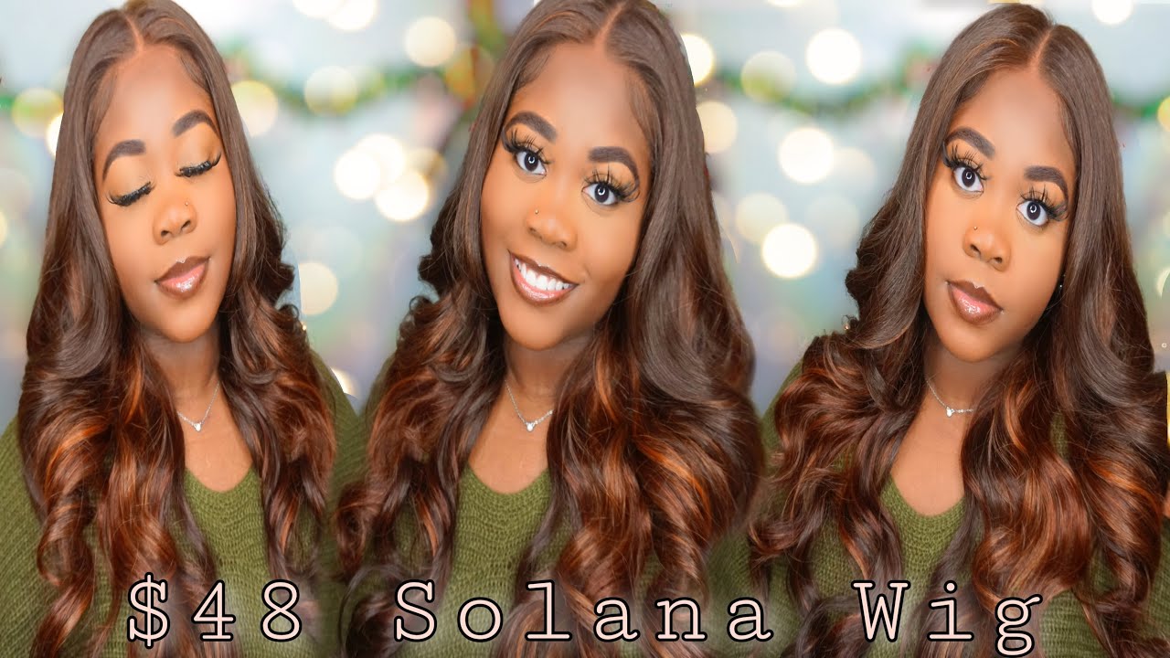 Sensationnel Cloud9 Wig Solana| Flamboyage Chococolate | Synthetic Lace  Front Wig Install