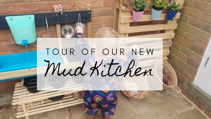 Mud kitchen : notre cuisine de boue DIY en palettes - Ralentir en