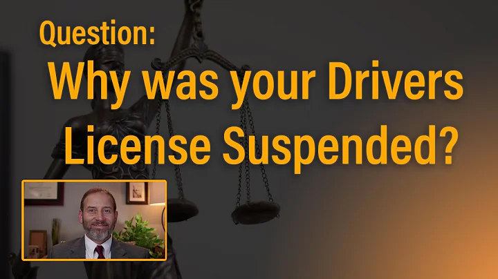 Why was your Colorado Drivers License suspended? - Solomon Criminal Defense - Denver, CO
