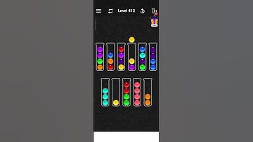 Level 412 of Ball Sort Color Puzzle