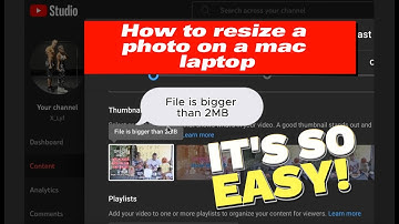 How To Resize A Photo On Your Mac Laptop | Youtube Thumbnail