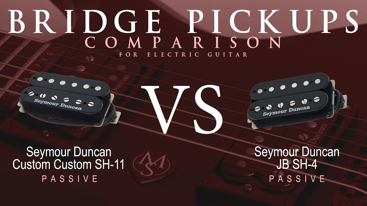 Seymour Duncan CUSTOM CUSTOM SH11 vs JB SH4 Passive Bridge Pickup