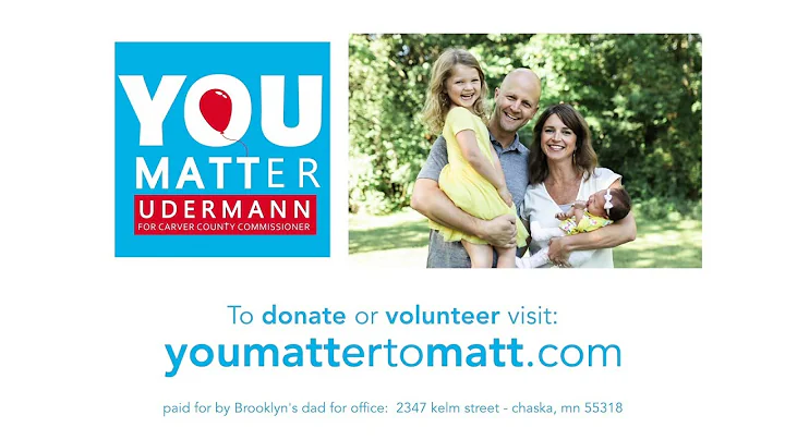 YOU MATTer! Vote MATT Udermann for Carver County C...