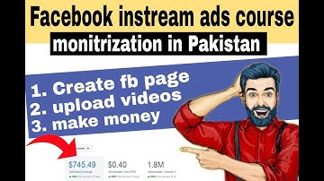 Facebook Ads Break In-stream complete course | Facebook page monetization Course for free