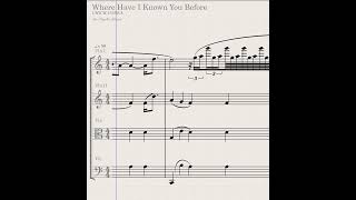 Where Have I Known You Before (Chick Corea) ..arrangiamento per quartetto d'archi..ascoltare in 🎧