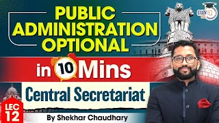 UPSC Public Administration Concepts | Lec 12 - Central Secretariat | UPSC Mains | StudyIQ screenshot 4