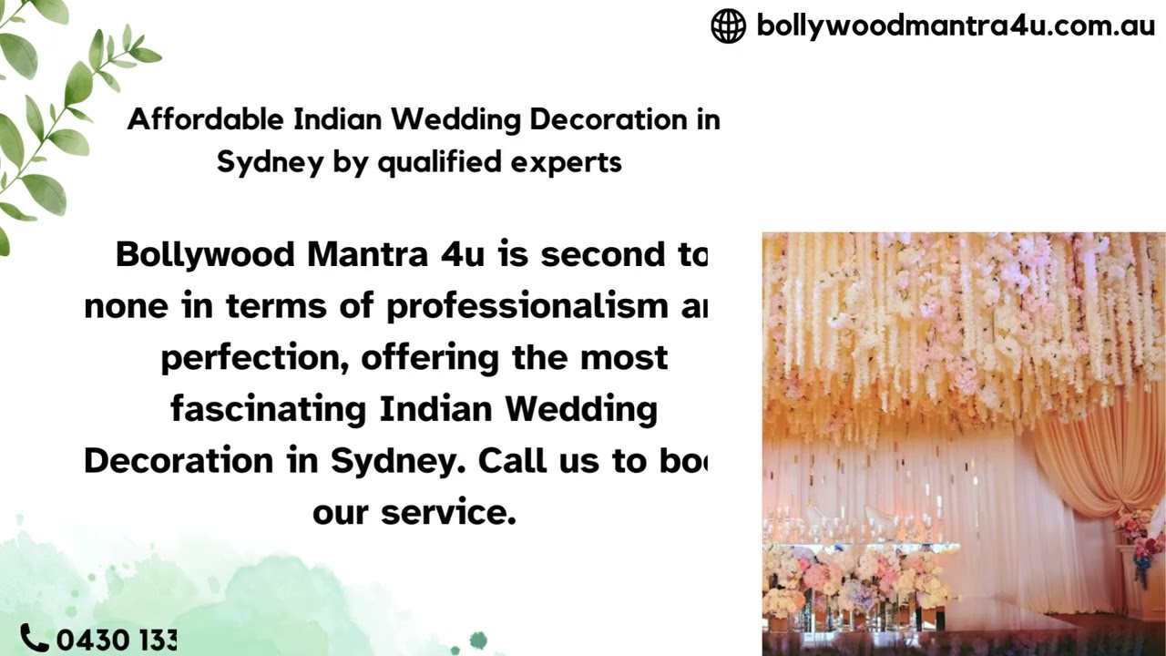 Exquisite Indian Wedding Mandap Decoration in Sydney