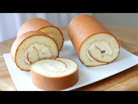 How to make Swiss Roll CakesEasy Roll Cakes