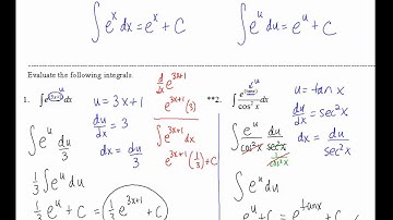 Integrating the Natural Exponential Function