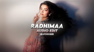 Radhimaa - sai abhyankkar (edit audio) version 2 screenshot 1
