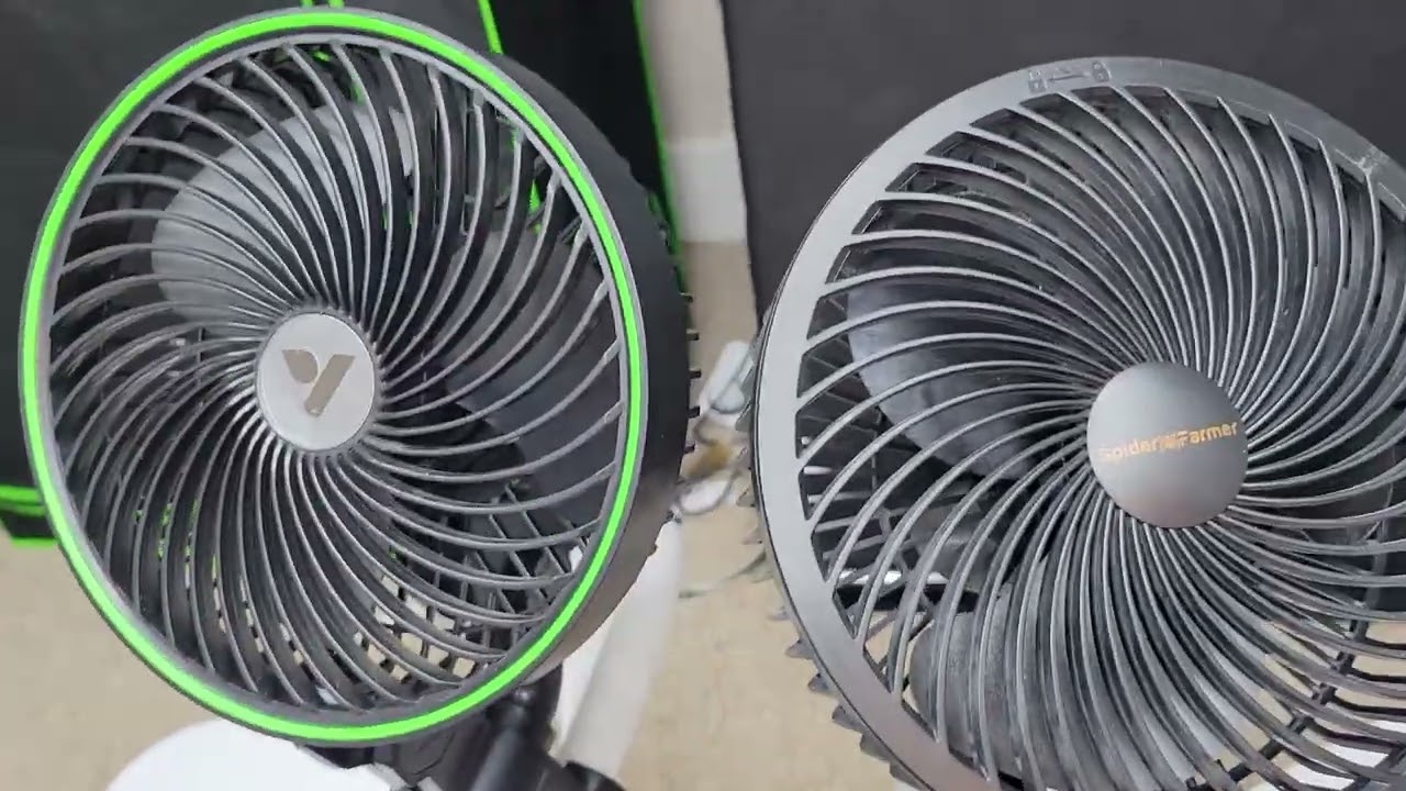 SpiderFarmer Fan Vs Vivosun Fan
