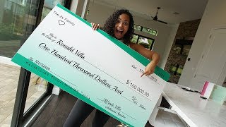 Biggest Surprise Ever!! Paying Off My Parents Mortgage With $100,000 Check!!! (VERY EMOTIONAL)