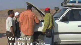 Angola Leba Pass in Land Cruiser