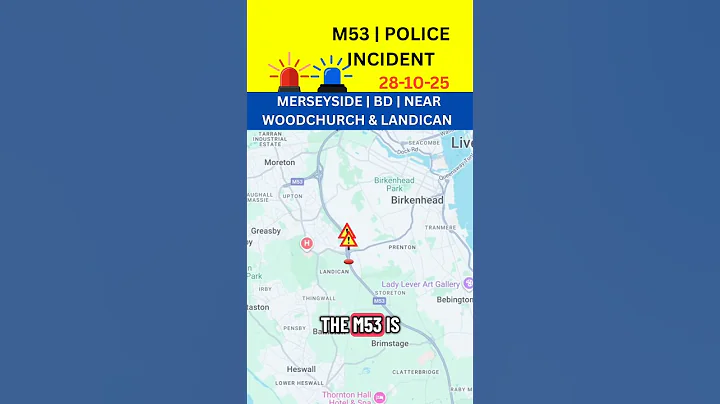 🚨 M53 POLICE INCIDENT 🚓 ⚠️ | BOTH DIRECTIONS | MERSEYSIDE #uk #road #policeincident #delays #alert