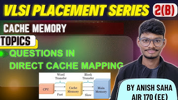 Questions in Direct Cache Mapping || Cache Memory || Digital VLSI || Anish Saha
