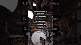 Just post it! 3 tips for drummers on social media. #drums #inspiration #drumcam #drumvideo