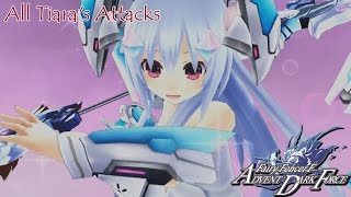 All Tiara's Skills and Magic Attacks Compilation - Fairy Fencer F: Advent Dark Force [English, HD]