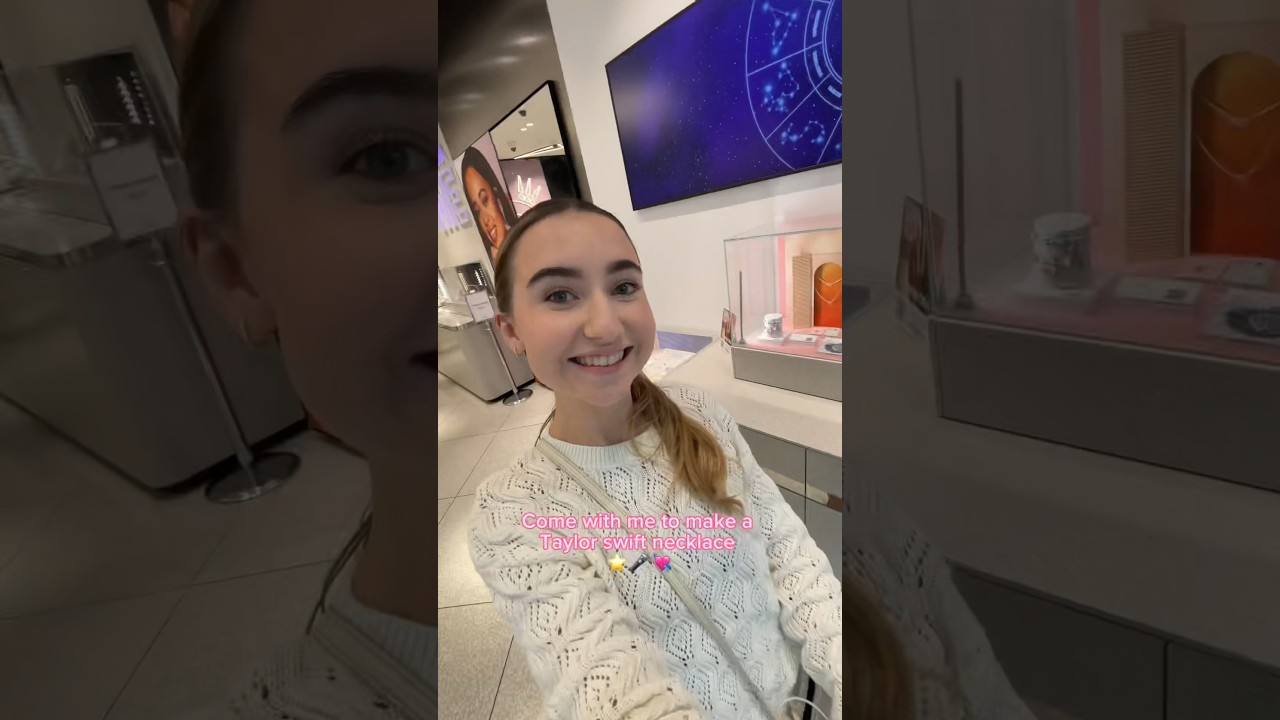 Making a Taylor swift necklace !!🪩💘🎤 