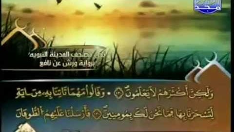 الختمة المرتلة للشيخ العيون الكوشي - الجزء التاسع ( 9 ) - قراءة برواية ورش عن نافع