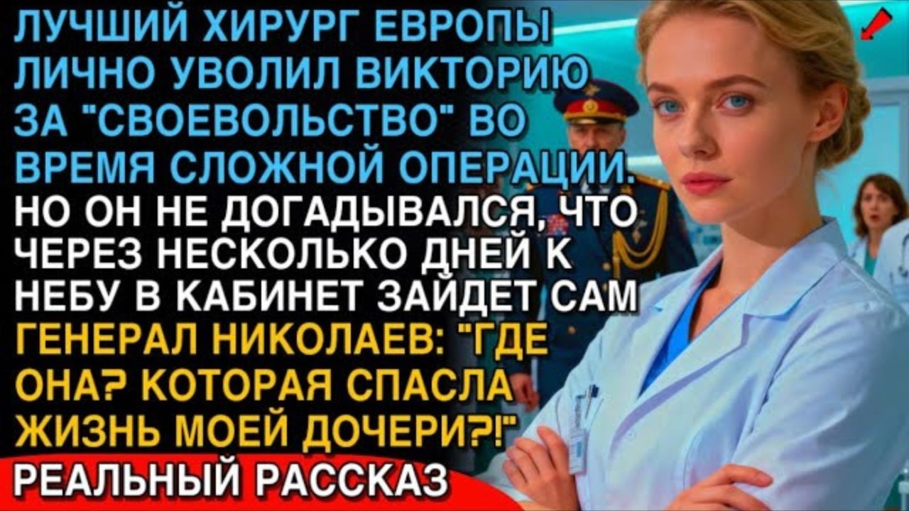 ЛУЧШИЙ НЕЙРОХИРУРГ УВОЛИЛ ВИКТОРИЮ… НО В КАБИНЕТ ВОШЁЛ ГЕНЕРАЛ
