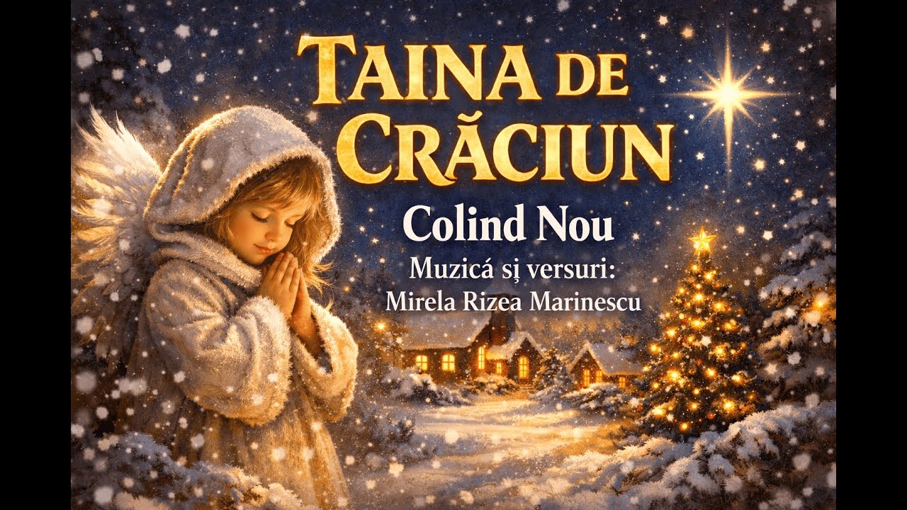 Taina de Crăciun – Colind nou emoționant | Muzică și versuri: Mirela Rizea Marinescu
