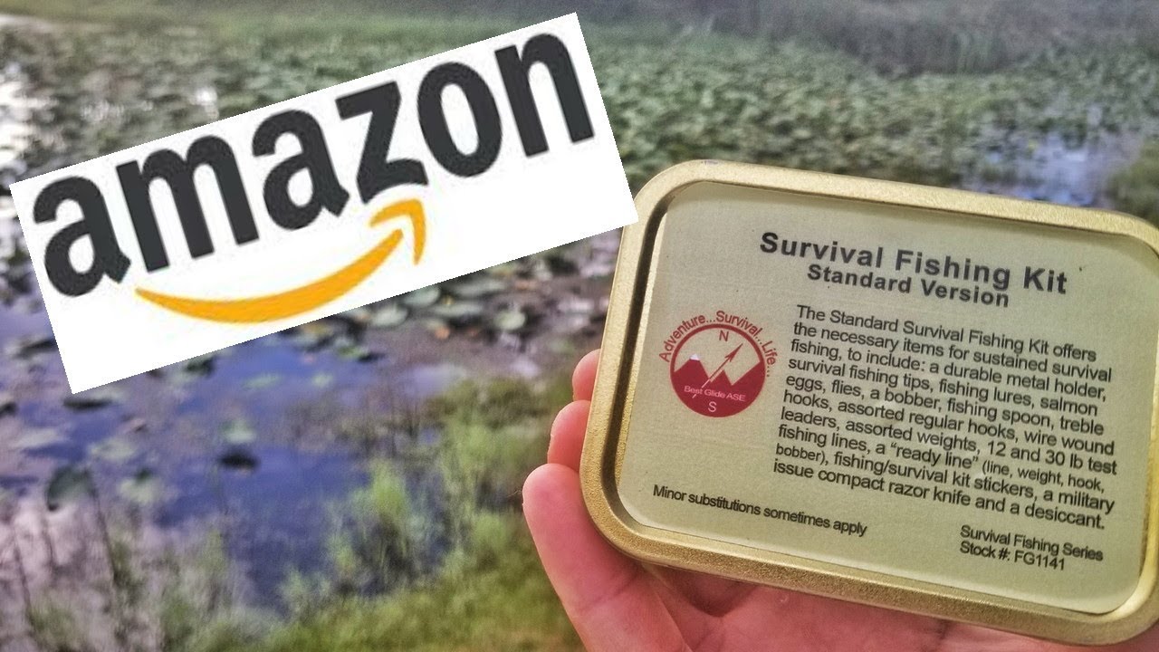 $20 AMAZON Fishing Survival Kit Challenge! Can This Actually Save Your Life?