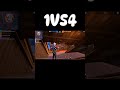 //1vs4😱💯 clutch//  #viralshort #white007 #tondegamer #freefire