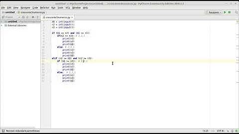Como ordenar 3 números usando apenas o comando condicional